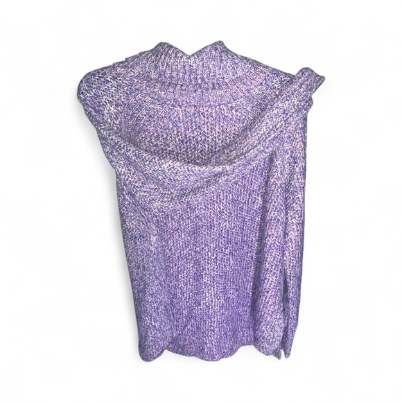 JohnPaulRichard Lavender Cowl Neck Sweater - Picture 4 of 5